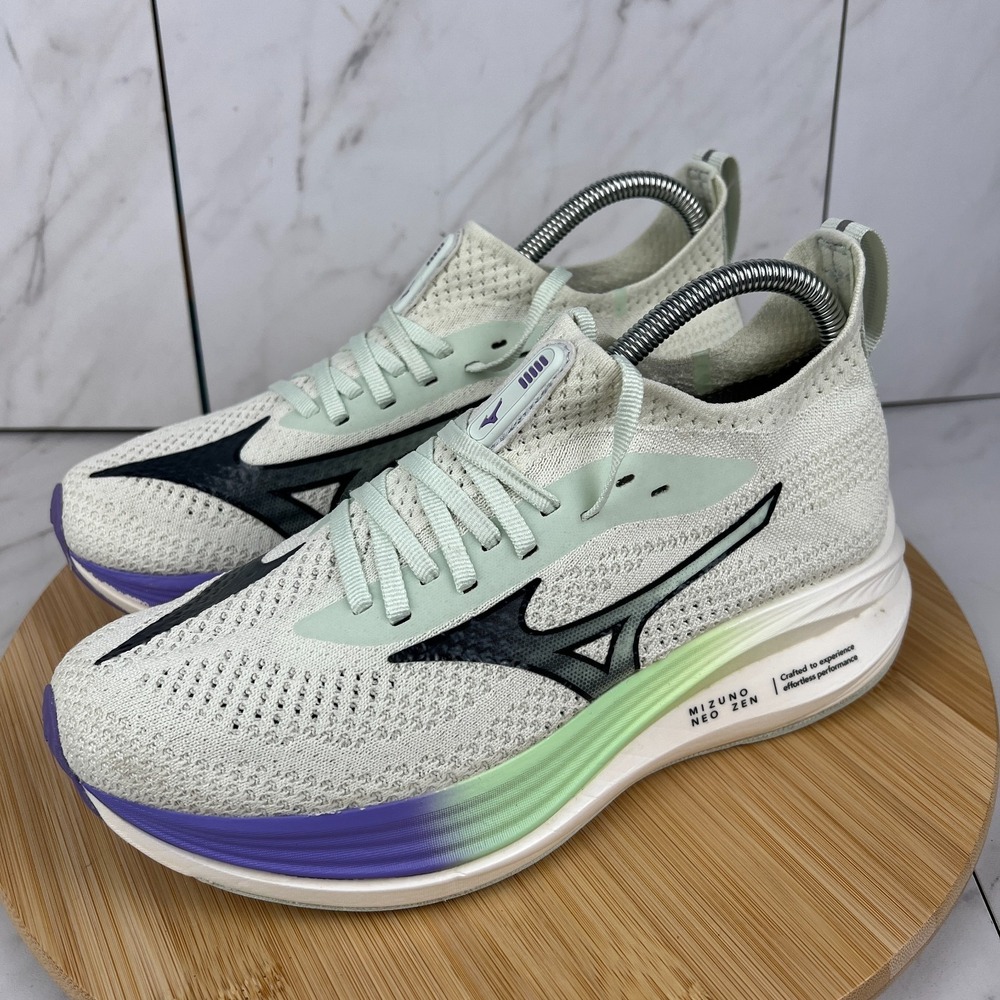 Mizuno Neo Zen Womens Size 8.5 Mint India Ink Running Walk Gym Shoes 411496.4D53 - Picture 3 of 12